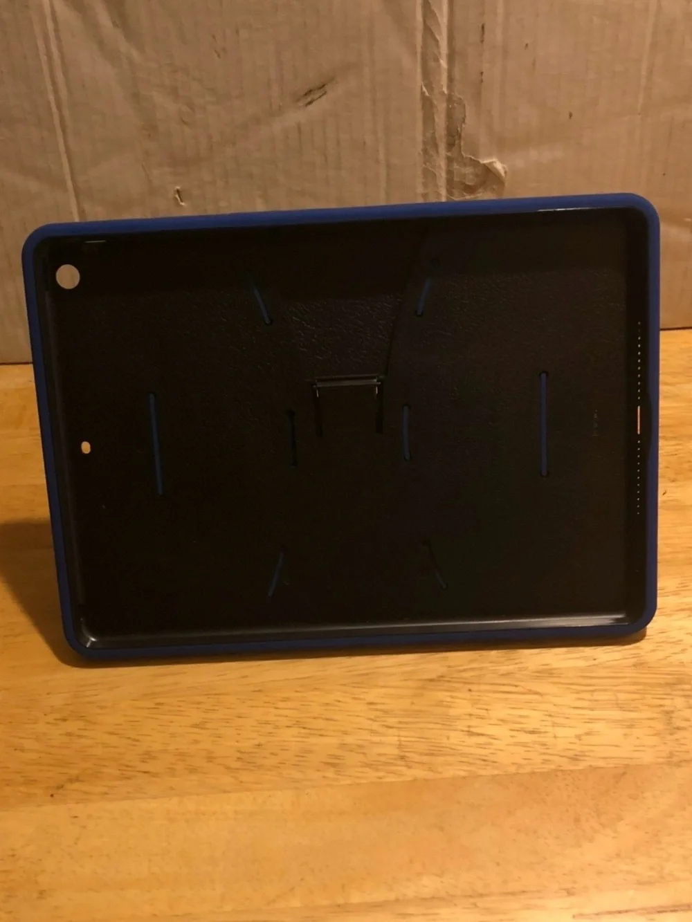 Rugged Blue Tablet Case with Built-in Stand
